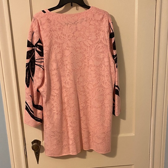 Misook Soft Pink Knit Top - Picture 3 of 3